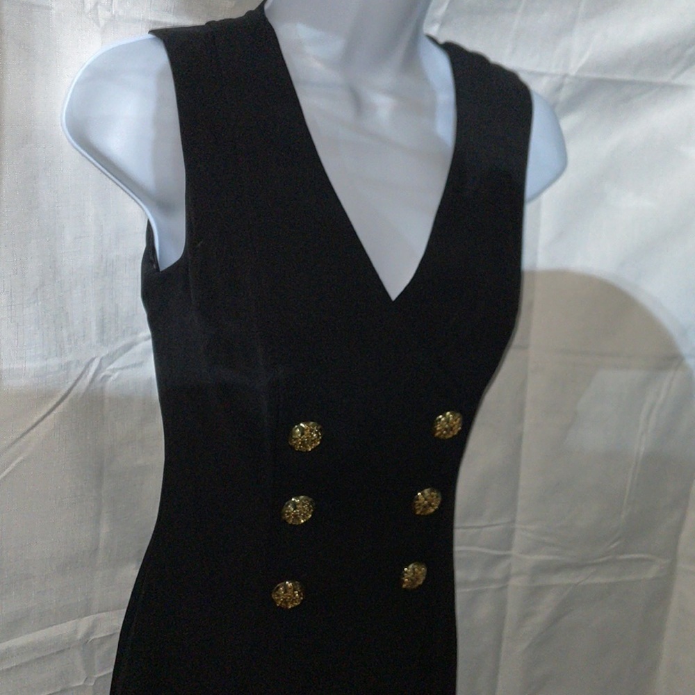Sleeveless Double breasted Dress